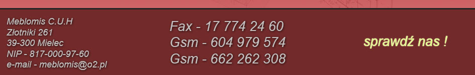 Meblomis - Meble na wymiar